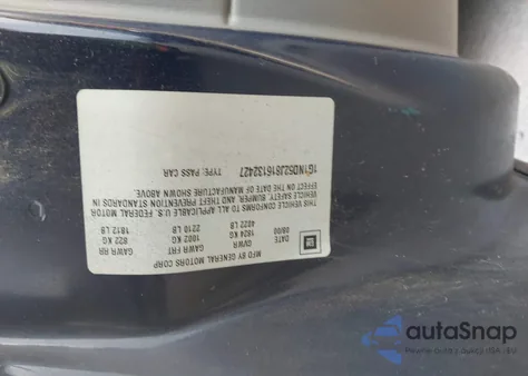 2001 Chevrolet Malibu из США, поврежденный, VIN 1G1ND52J816132427